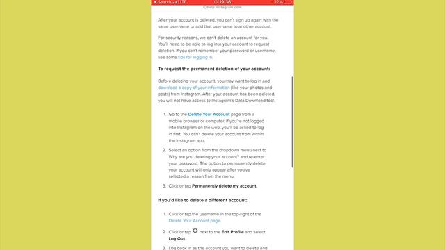 How to Delete Instagram Account Permanently || DELETE INSTAGRAM ACCOUNT || iOS and Android in 2021 смотреть онлайн