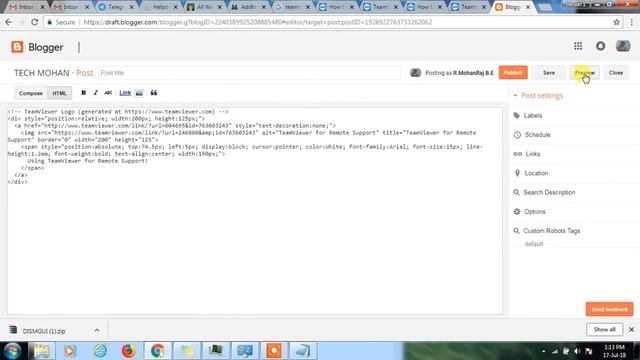 teamviewer add on your blogger смотреть онлайн
