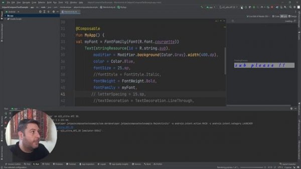 11 - Styling Text - Jetpack Compose - Android Studio