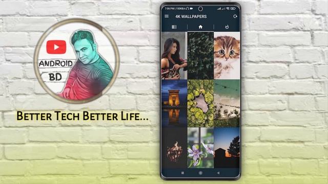 How to change wallpaper automatic on android mobile | ওয়ালপেপার পরিবর্তন হবে নিজে নিজেই | Android B смотреть онлайн