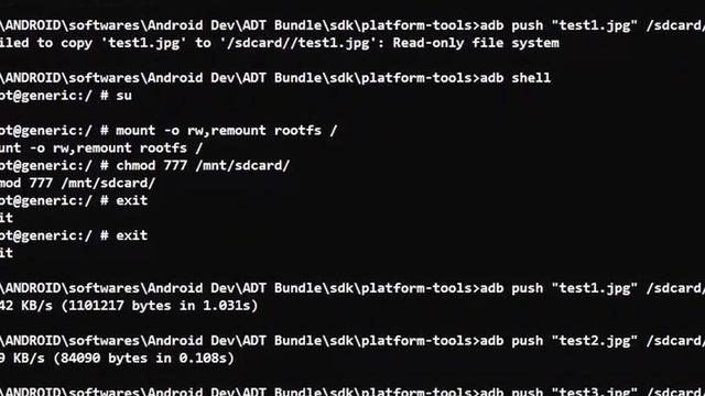 How to push/pull files in Android Emulator's sdcard & gain root access смотреть онлайн