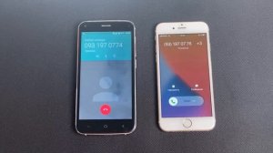 iPhone 6s vs UMI London Android 6.0 Incoming Call & Outgoing Call