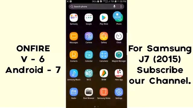 OnFire V6 Android 7.0 For Samsung J7 2015 | Custom ROM for Samsung J700F (2017) in Hindi смотреть онлайн