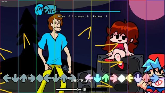 FNF - Vs Blue Shaggy (Spacial Collapsed 9 keys Android Port ) смотреть онлайн