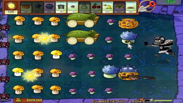 Mega Survival Night Cob Cannon Strategy - Plants vs Zombies Modern Extension смотреть онлайн