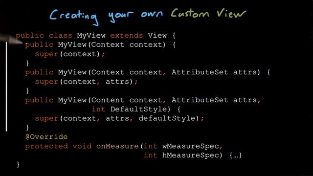 Create Your Own View - Developing Android Apps смотреть онлайн