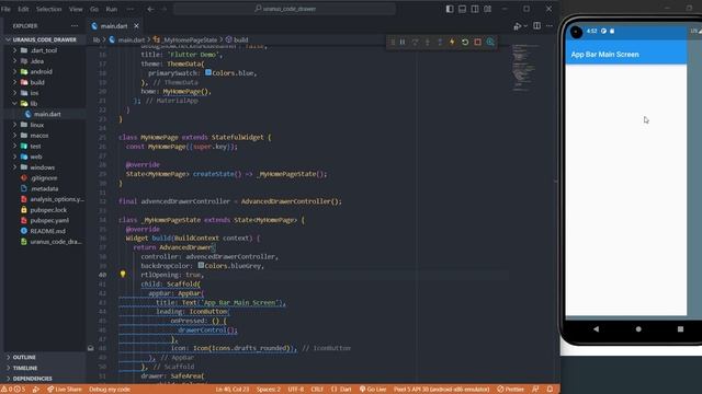 Build a beautiful drawer with Flutter | Flutter advanced drawer package смотреть онлайн