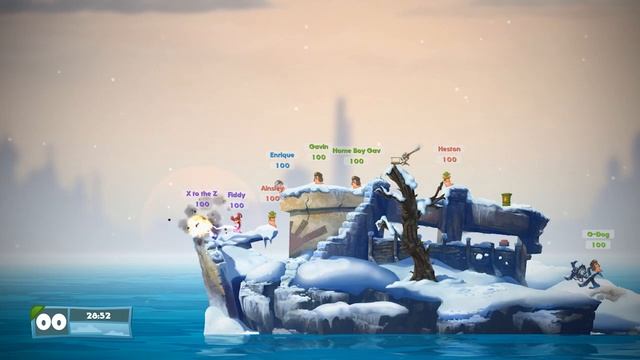 Worms W.M.D Weapon Reveal: Dodgy Phone Battery! смотреть онлайн