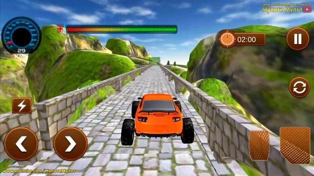 Offroad Monster Truck Hill Adventure - Car Racing Jeep Driver 4х4 - Best Android GamePlay смотреть онлайн