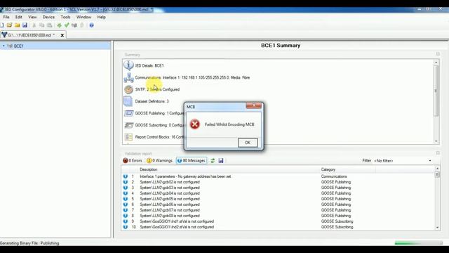 Failed whilst encoding MCB problem in Micom relay on MCL смотреть онлайн