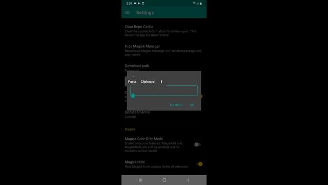 How To Downgrade Magisk V20 To Magisk V19.3 ( Custom Channel Update )