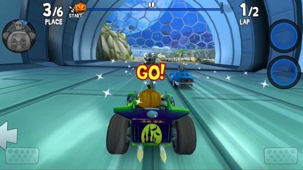 Mr. Happy Fly off the earth | Bugs / Glitches | Beach Buggy Racing 2