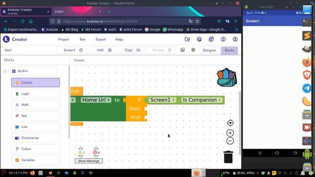 Menampilkan file html ke Webview Kodular смотреть онлайн