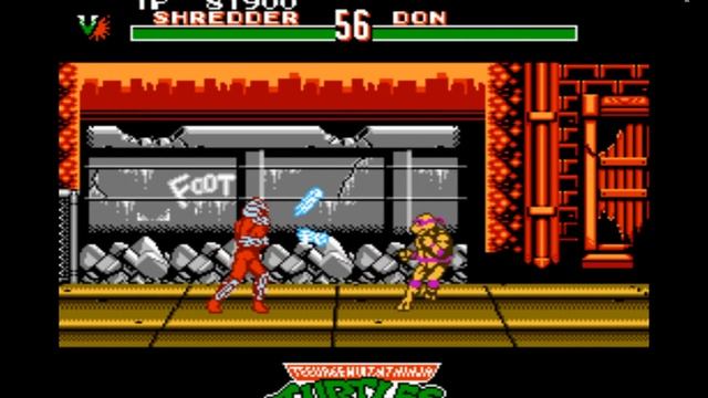Ninja turtles 4. Nes. Hack. Gameplay by Sredder. смотреть онлайн