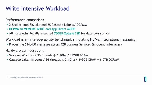 InterSystems IRIS and Intel Optane Memory смотреть онлайн