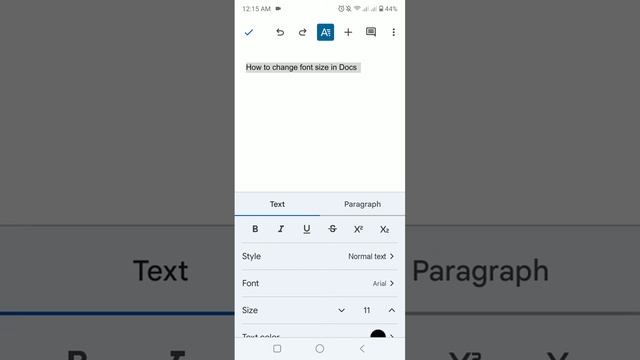 How to change font size in Google Docs mobile смотреть онлайн