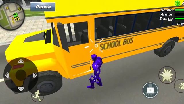 Iron Super Rope Hero - Gangstar Crime city #2 (by Little Dev Story) - Android Game Gameplay смотреть онлайн