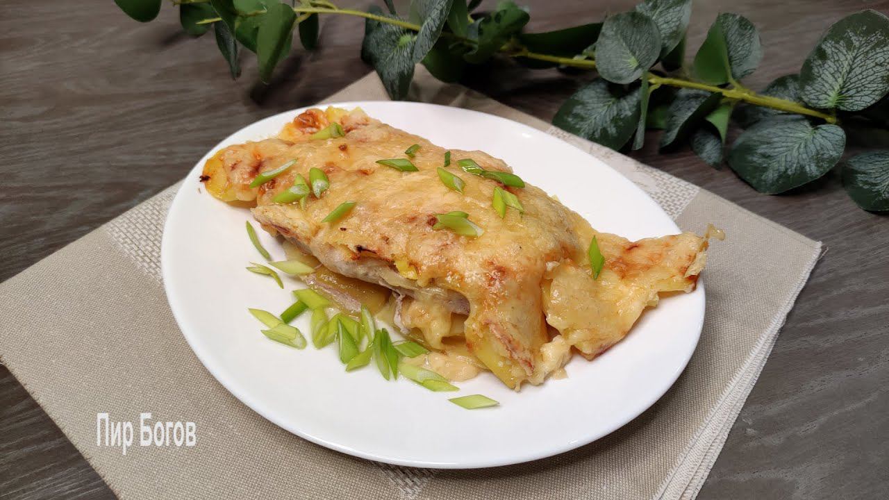Запеченный картофель с мясом. Пожалела, что мало приготовила! смотреть онлайн