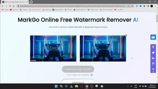 CÓMO QUITAR MARCA DE AGUA DE IMAGEN O VIDEO SIN PROGRAMAS *FACIL Y RAPIDO* | 2023 смотреть онлайн
