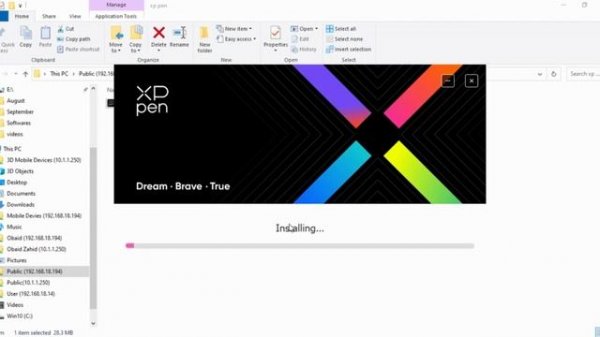 How to install XP Pen Tablet Driver