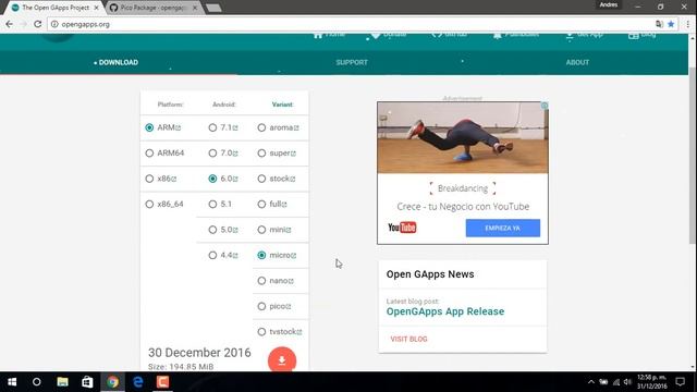 GAPPS EXPLICACION DE LOS DIFERENTES PAQUETES смотреть онлайн