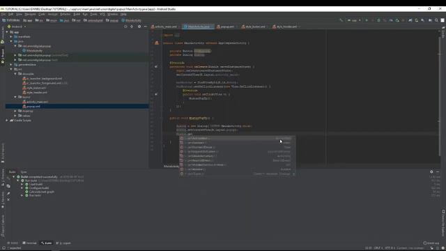 PopUp dialog android studio смотреть онлайн