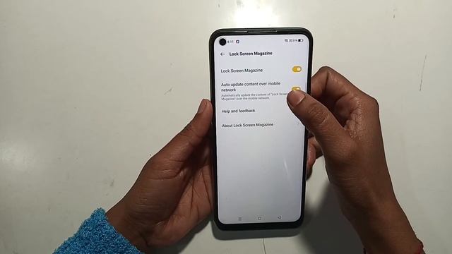 Realme 7 | how to change automatic lock screen wallpaper setting |auto screen lock wallpaper смотреть онлайн