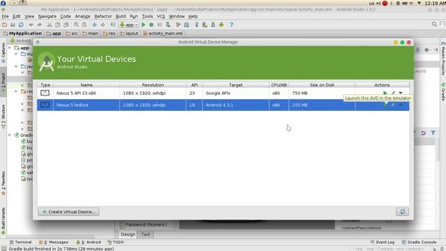 15 Android Studio create your AVD عمل جهاز وهمي смотреть онлайн