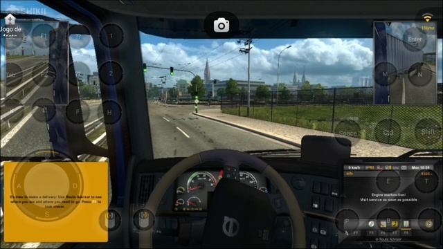 SAIUU!! Euro Truck Simulator 2 paraCelular - COMO JOGAR no Android Gratis CELULAR!! смотреть онлайн