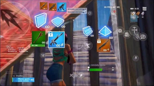 Fortnite Mobile Chapter 3 IOS Nvidia GeForce Now - Arena + Creative Gameplay смотреть онлайн