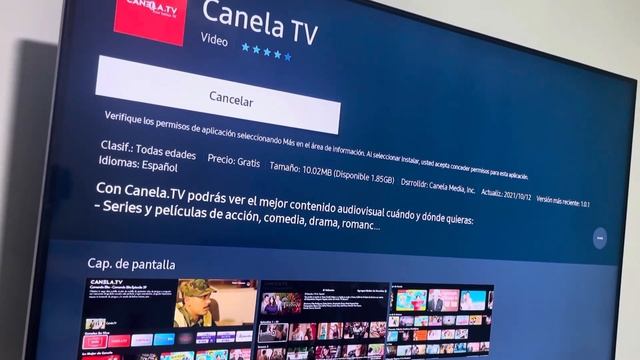 Activar CANELA TV en SMART TV . смотреть онлайн