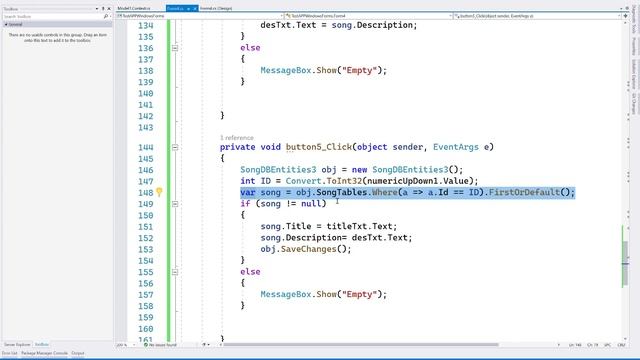 C# Windows Form Tutorial For Beginners 35 - Update Data through Entity framework in Hindi смотреть онлайн