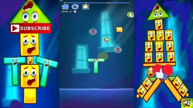 BLOCK MANIA Cartoon Game 😍🤔🤣 (iOS, Android) смотреть онлайн