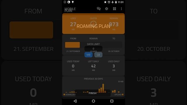 Free data counter and speed meter for Android смотреть онлайн