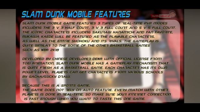 Slam Dunk Mobile Game (Android/iOS) смотреть онлайн