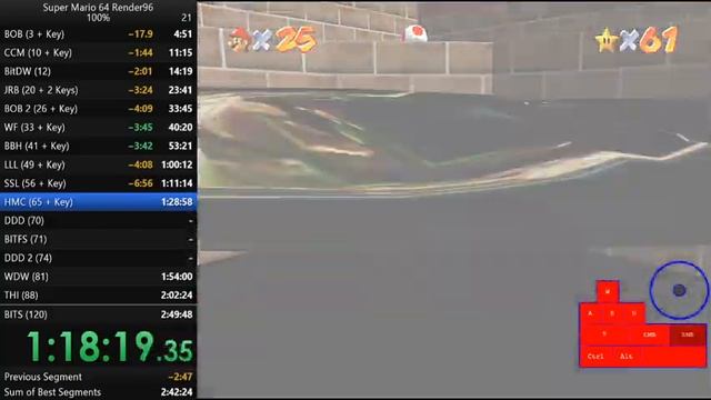 Super Mario 64 PC Port - Render96 2.0 Speedrun in 2:36:16 смотреть онлайн