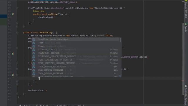 Android Studio Tutorial - Showing Dialog смотреть онлайн