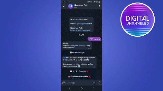 How To Enable Sensitive Content On Nicegram (Tutorial) смотреть онлайн