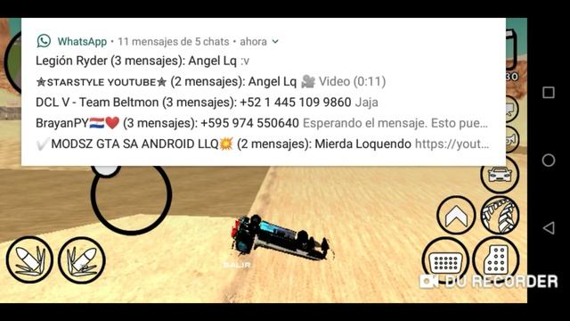 Camión dff para gta sa android (perdón por el lag y los mensajes) смотреть онлайн