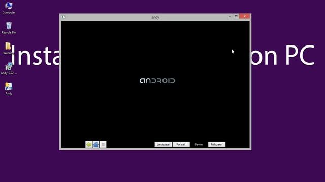Install Android Apps on PC using Andy Android Emulator смотреть онлайн