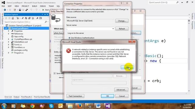 Crystal Report in C# Windows Application смотреть онлайн