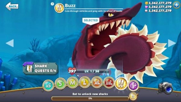 Hungry Shark World - Shin Sharkjira Evolved Godzilla Shark Unlocked - All 39 Sharks Unlocked Hack