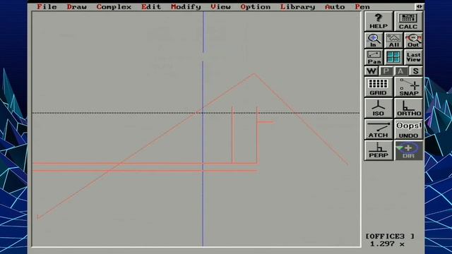 RetroCAD: KeyCad 6 for DOS смотреть онлайн