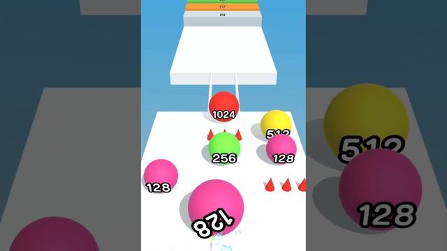 Ball Run 2048 Real Merge ! All Levels Gameplay (2558-2568) Android,ios
