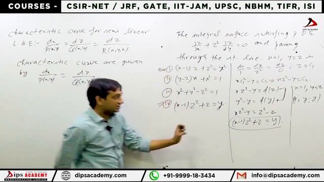 Characteristic Curve of Semi-linear PDE | PDE Lecture 04 (2) by Amit Sir | IIT JAM | CSIR NET Math смотреть онлайн