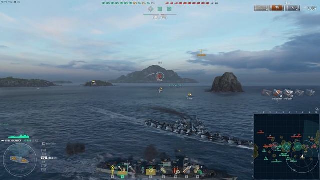 Z-46 พลาดท่า โดน Blyskawica ตบซะแล้ว - World of warships смотреть онлайн