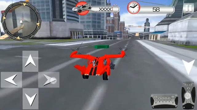 Futuristic Flying Air Bus Race Android Gameplay HD смотреть онлайн