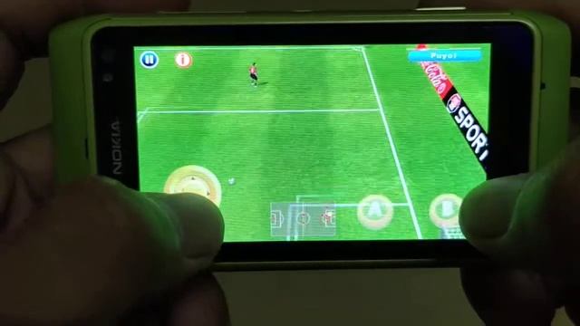 Best Game Gameloft For Symbian Version - Real football For Nokia N8, Nokia E7, Nokia C7... смотреть онлайн