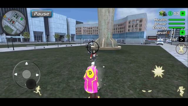 Dollar Hero Gangster- Grand Vegas Police - Explore the World - Android Gameplay смотреть онлайн