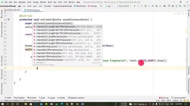 Fingerprint Authentication in android studio , How to add fingerprint in android studio || Bangla смотреть онлайн